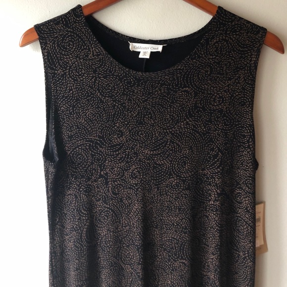 Coldwater Creek Tank Dress Travel Knit 10-12 NWT - Picture 5 of 6